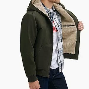 G.H. Bass Canvas hooded hard service jacket